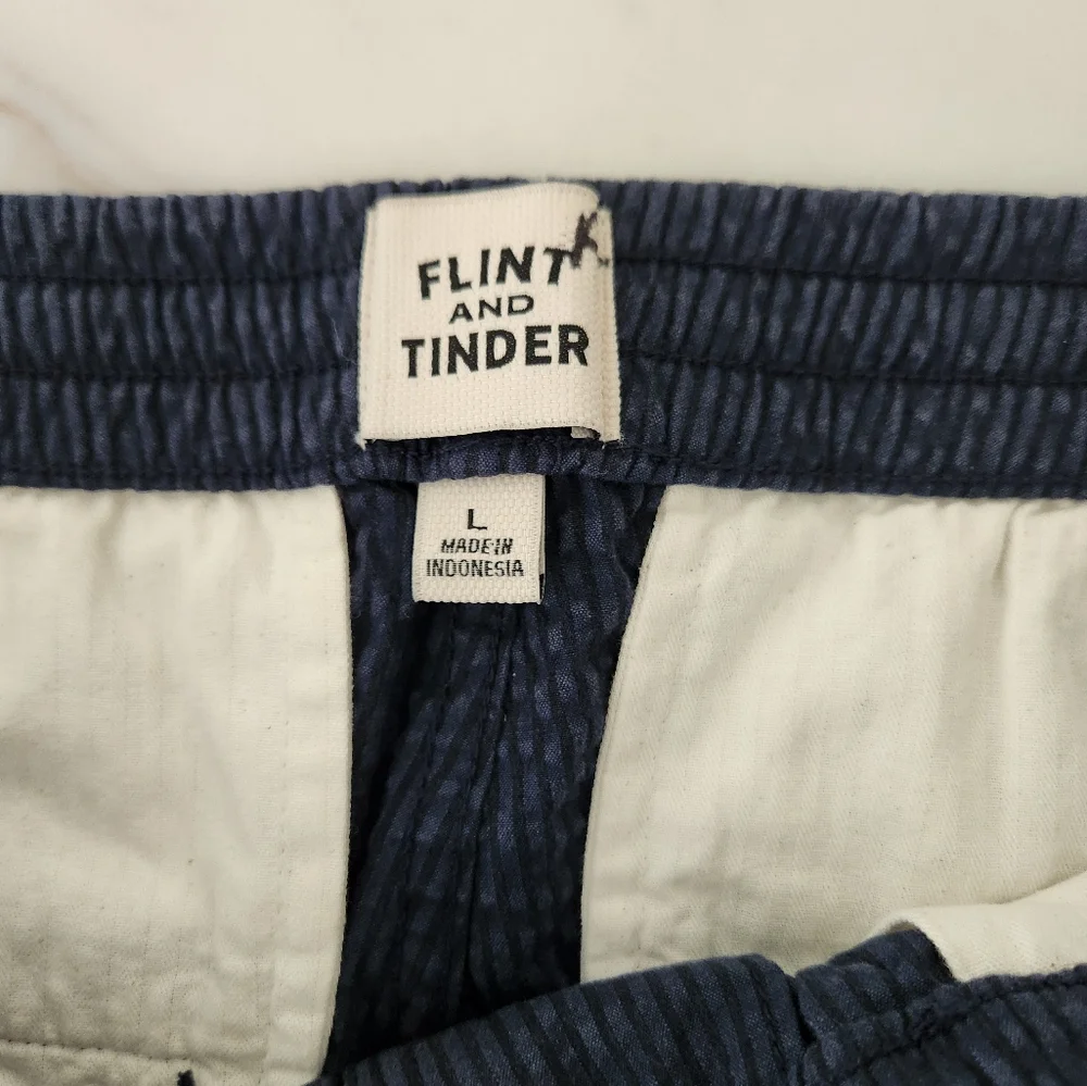 NEW‎ FLINT AND TINDER 365 Seersucker Drawstring Short 7